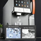 Countertop RO Water Purifier with Ice Maker, Instant Hot & Cold Water, Alkaline Mineral Water System and Touch Display
