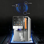 Countertop RO Water Purifier with Ice Maker, Instant Hot & Cold Water, Alkaline Mineral Water System and Touch Display