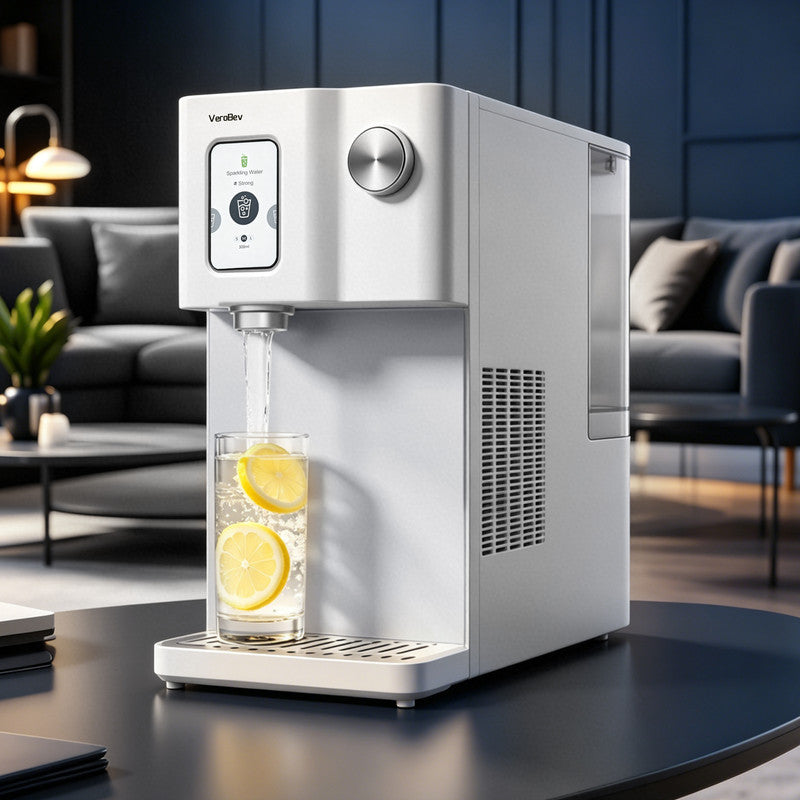 Countertop RO Water Purifier with Compressor Cooling, Sparkling Water, Instant Hot Water