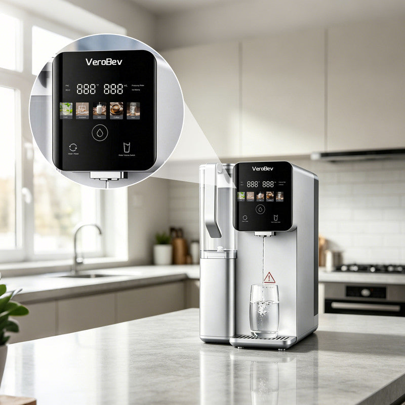 Countertop RO Water Purifier with Instant Hot & Cold Water, Mineralized Water System