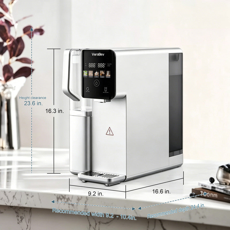 Countertop RO Water Purifier with Instant Hot & Cold Water, Mineralized Water System