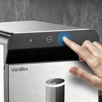 Countertop Ice Maker with Solid Ice Cubes, Automatic Ice Making, Portable Design and Large Ice Capacity