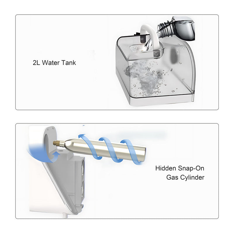 Countertop Sparkling Water Maker with CO₂ Carbonation, Chilled Water and DIY Beverage System